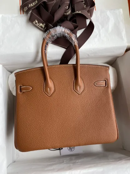 Birkin 25/30/35/40 Bag Gold (Golden‑Brown) Togo Leather