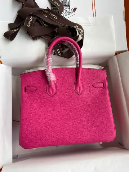 Birkin 25/30/35 Bag Rose Tyrien Togo Leather
