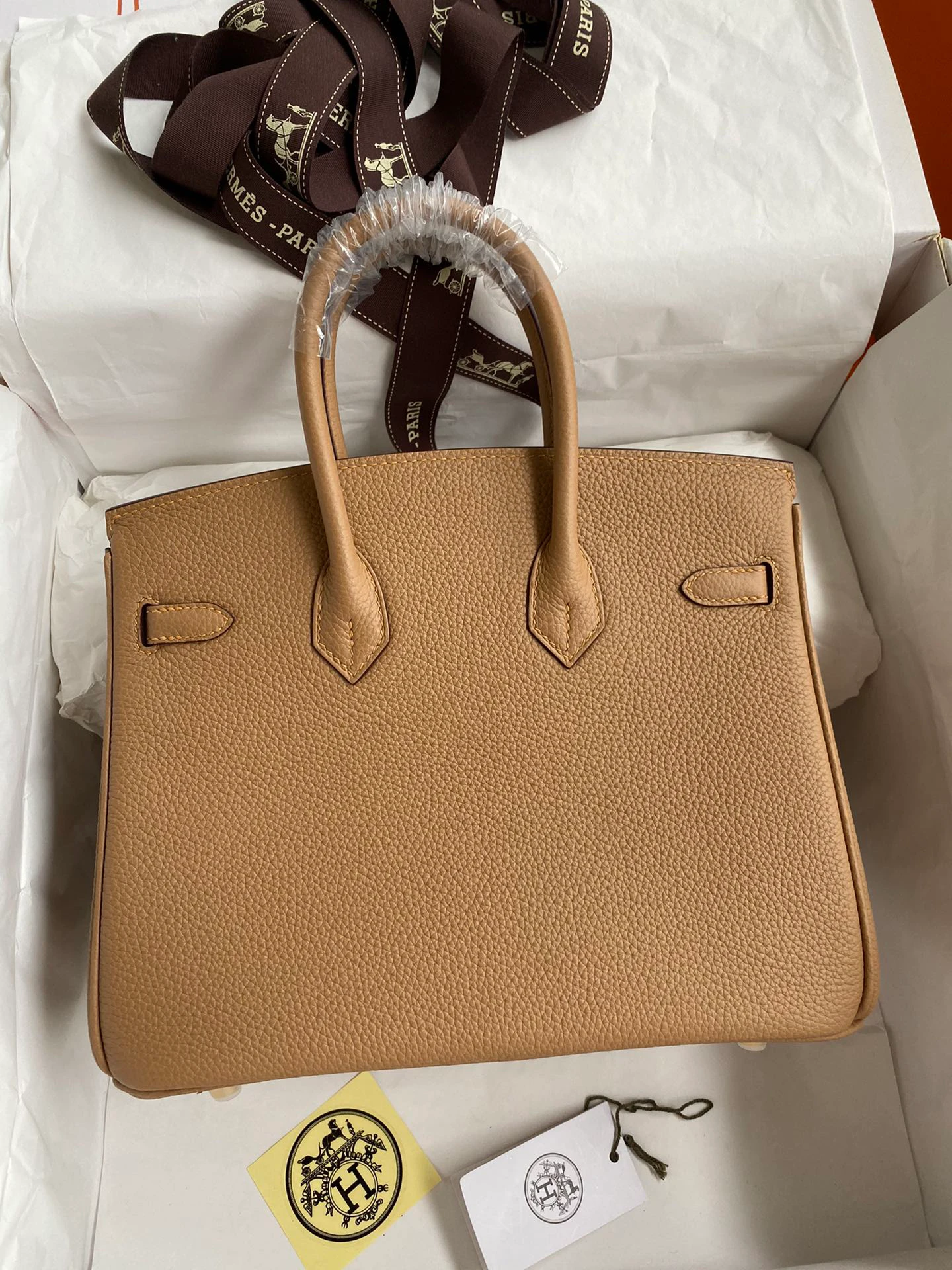 Birkin 25/30/35 Bag Chai (Milk Tea Brown) Togo Leather