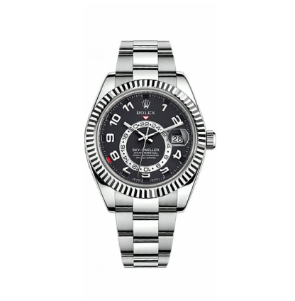 Sky-Dweller 42mm Black Dial Oyster Bracelet Men's Watch 326939