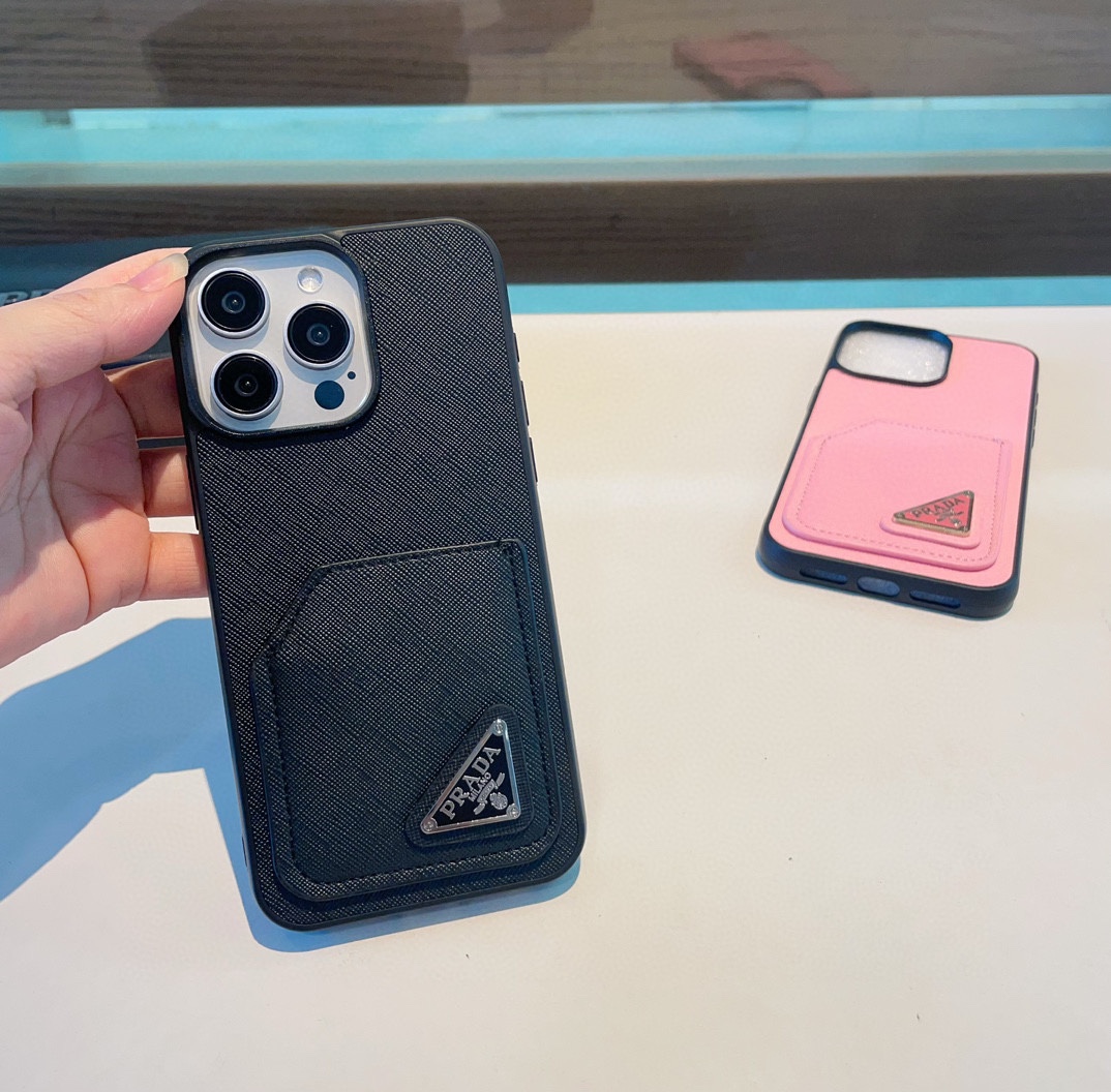 Crossgrain card pocket phone case