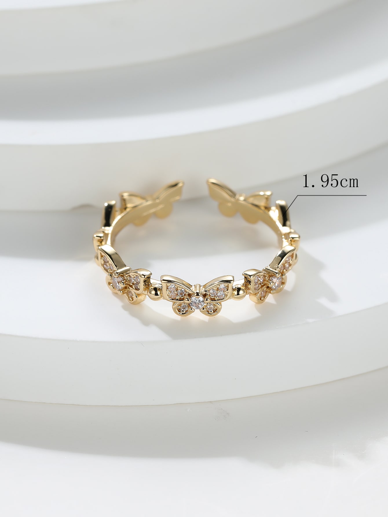 Butterfly Decor Cuff Ring