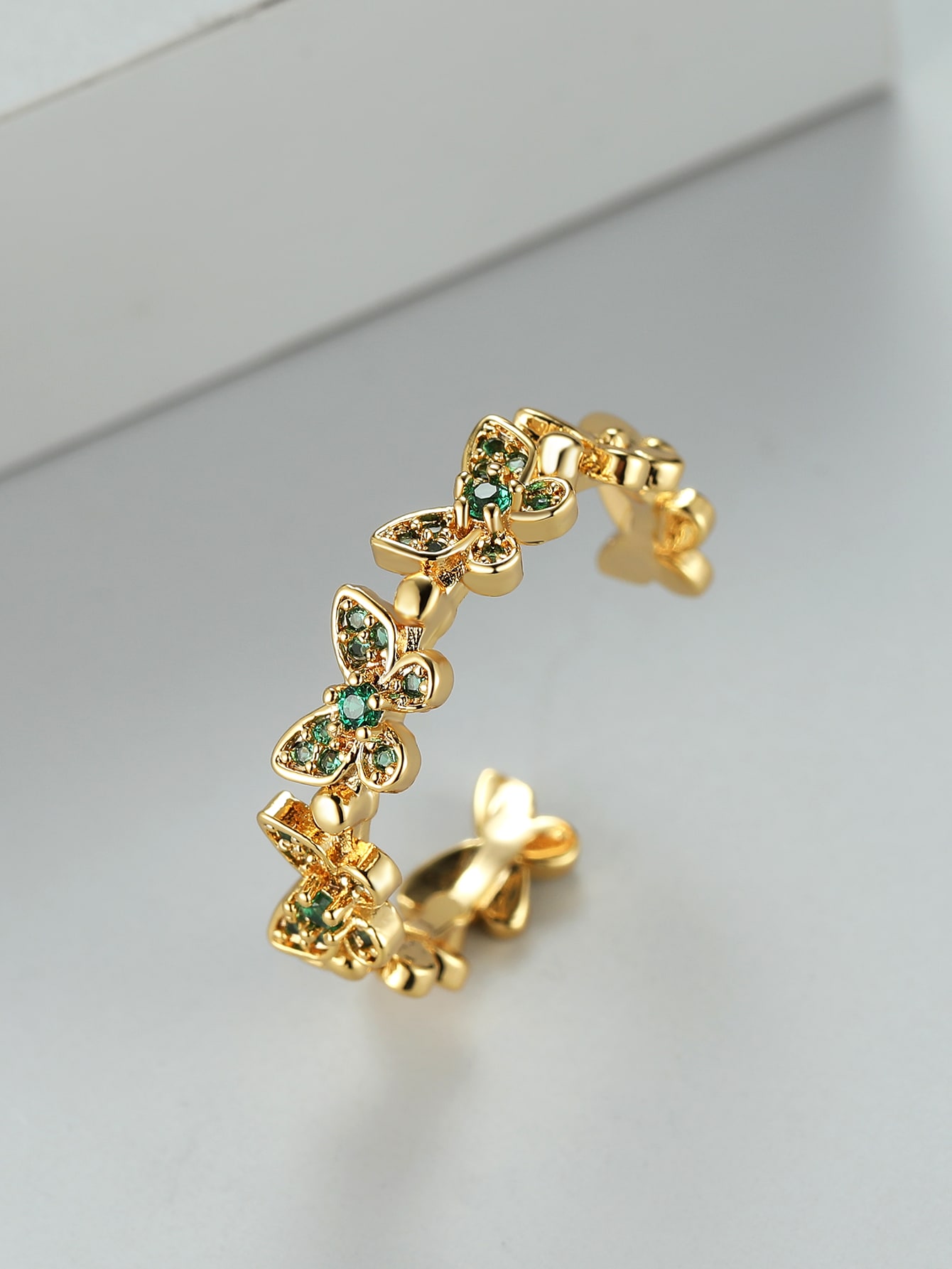 Butterfly Decor Cuff Ring