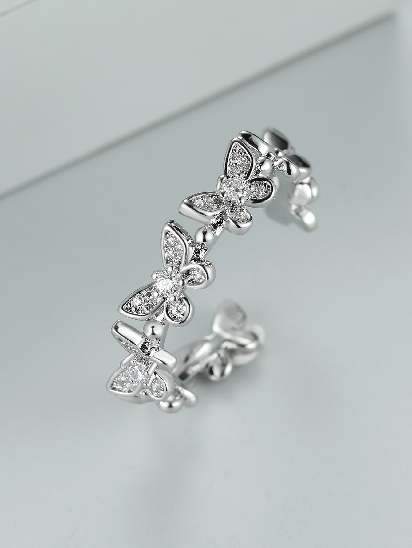Butterfly Decor Cuff Ring