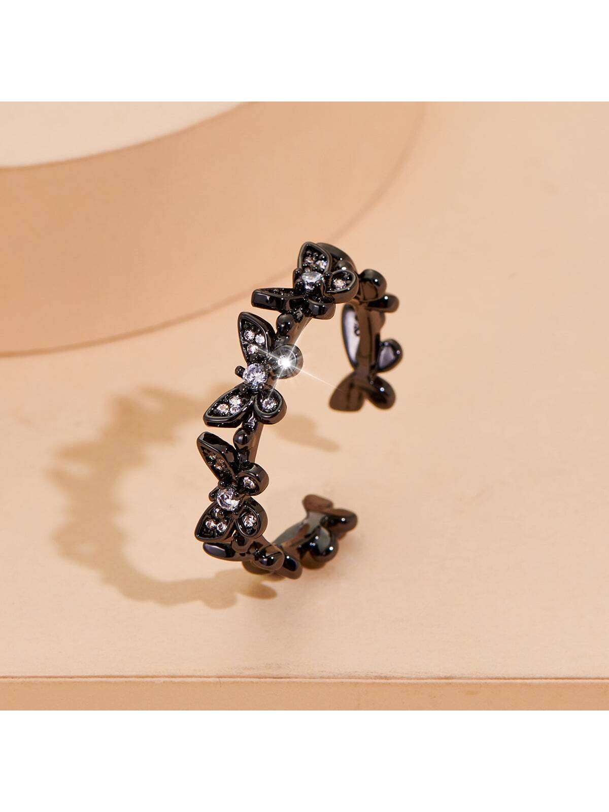 Butterfly Decor Cuff Ring