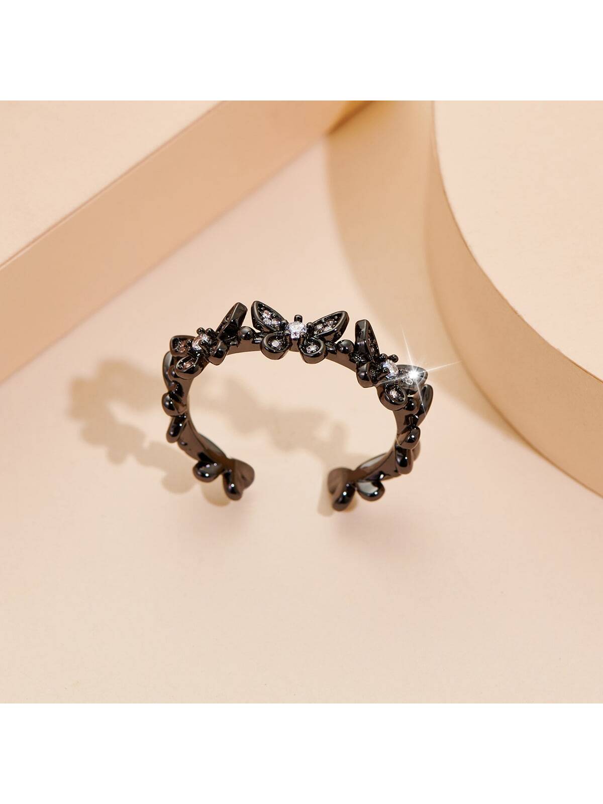 Butterfly Decor Cuff Ring