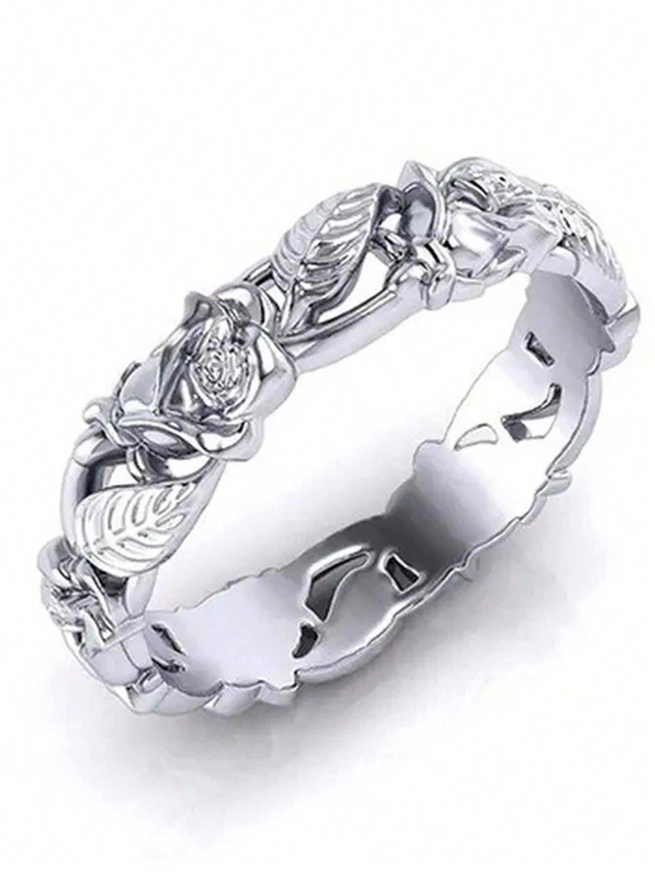 1 PC Elegant Flower Ring For Women