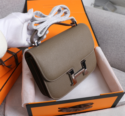 Constance 19/23 bag Dark Grey Epsom Leather