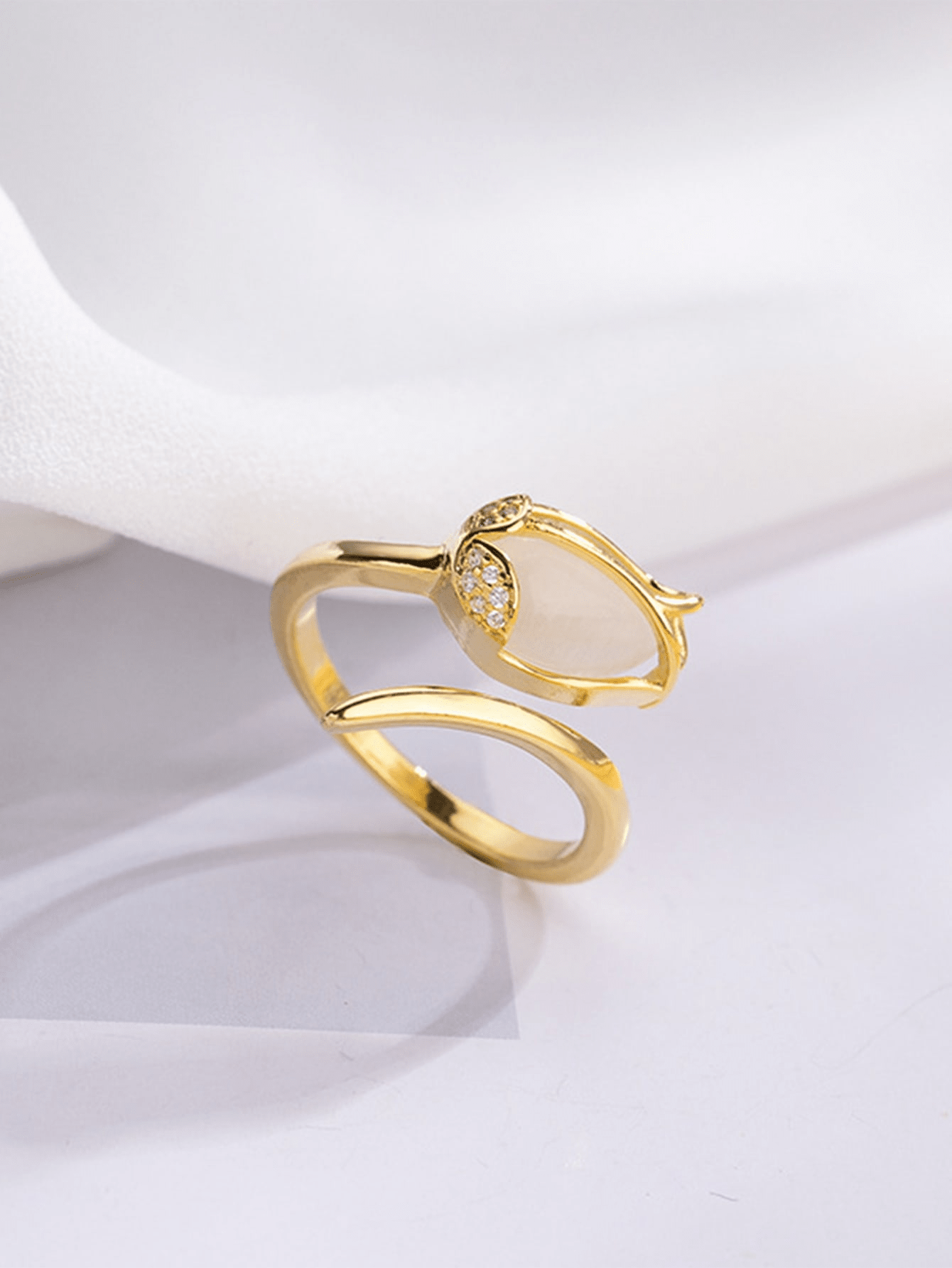 Faux Pearl Decor Ring