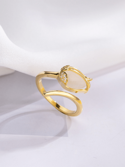 Faux Pearl Decor Ring