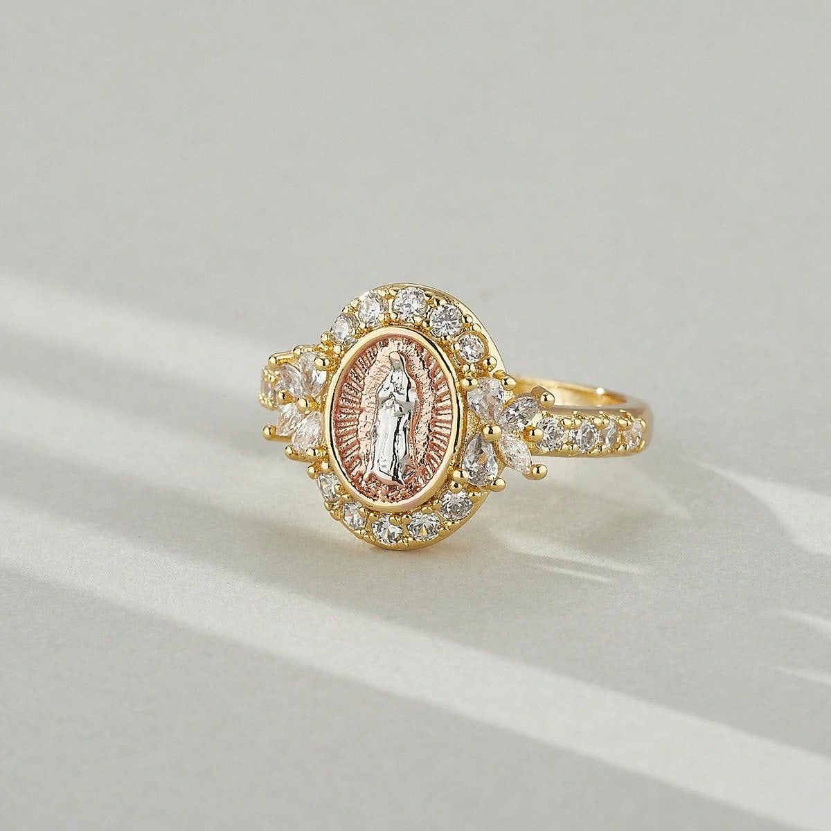 Tri-Color Virgencita Rings