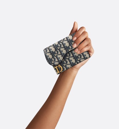 Saddle Jasmine Gusset Card Holder