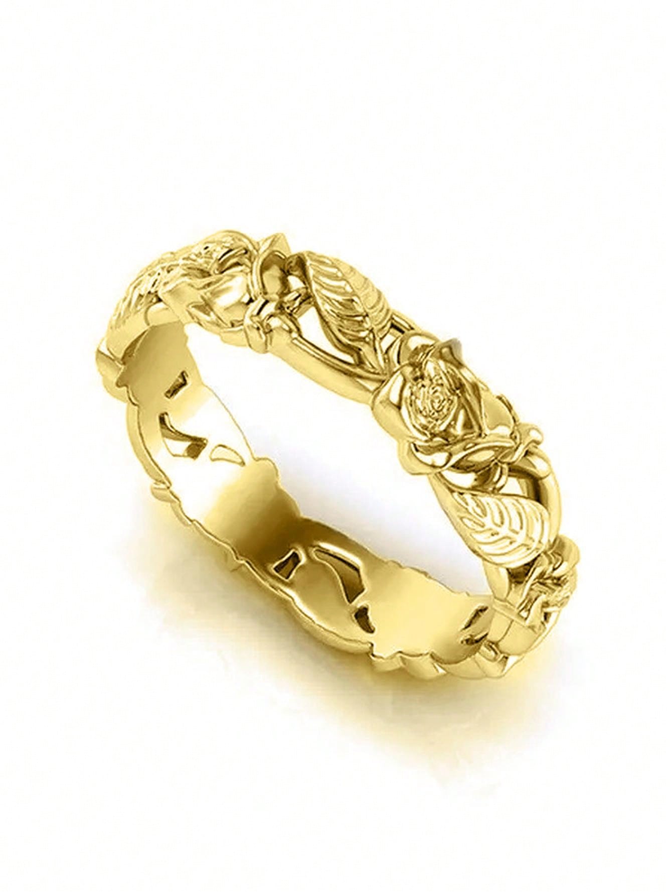 1 PC Elegant Flower Ring For Women