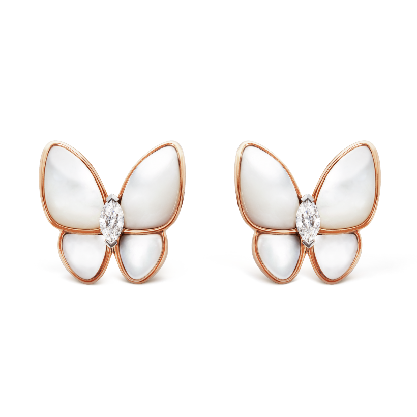 Two Butterfly earrings