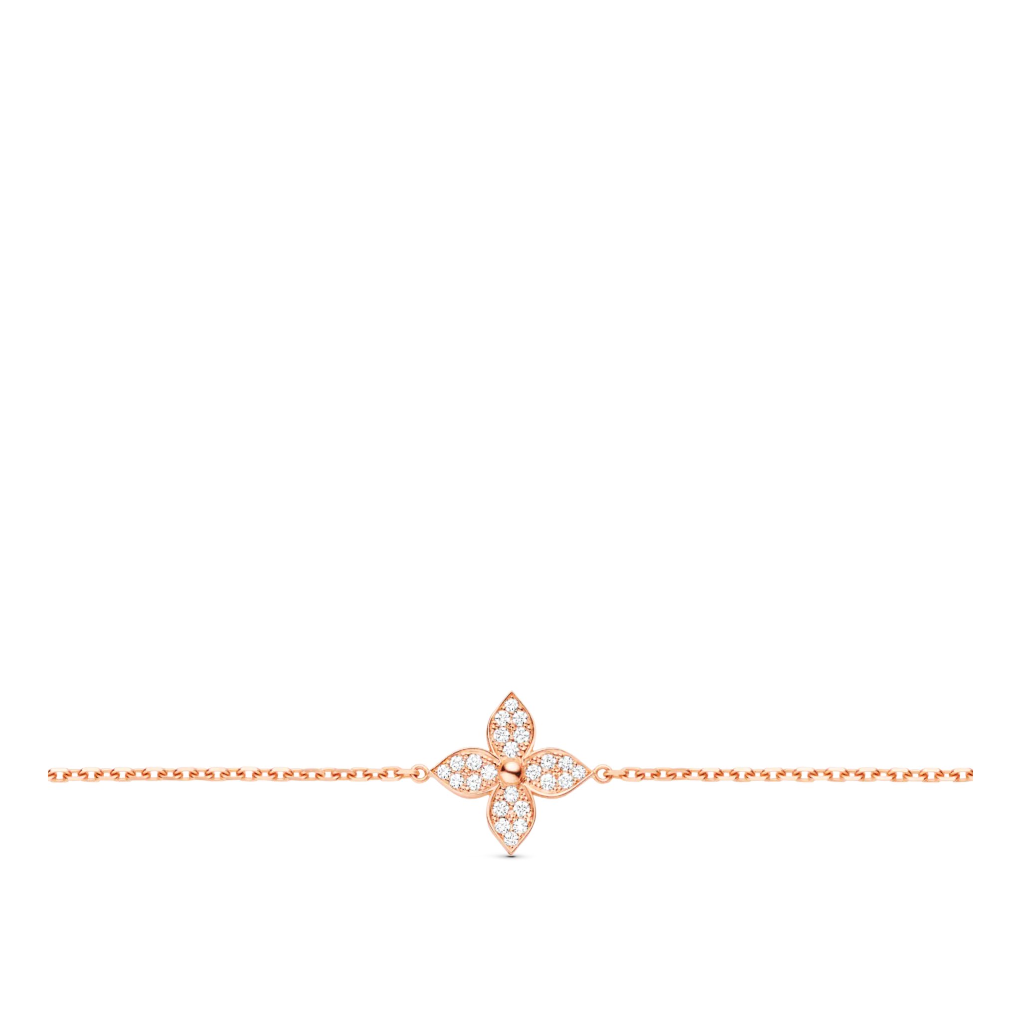 Star Blossom Bracelet, Pink Gold And Diamonds