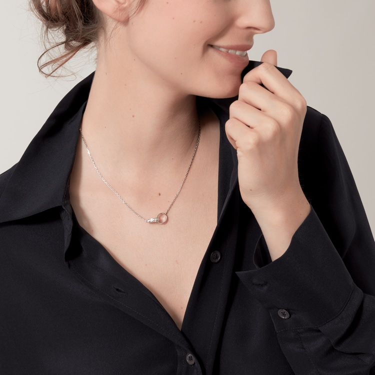 LOVE NECKLACE, DIAMONDS