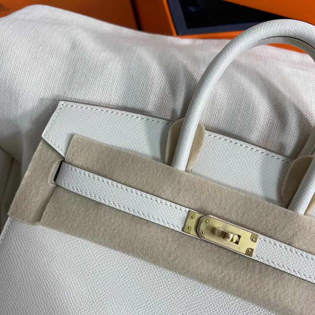 Birkin 25/30/35 Bag Nata (Cream White) Epsom Leather