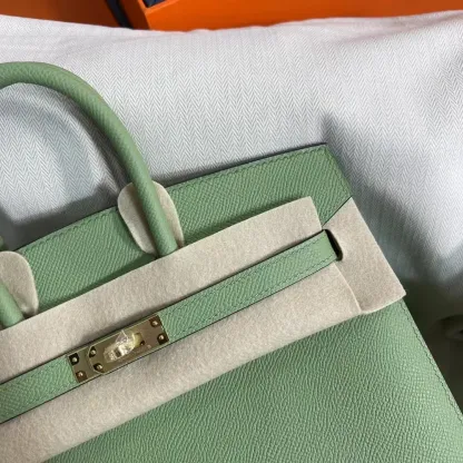 Birkin 25/30/35 Bag Vert Criquet (Avocado Green) Epsom Leather