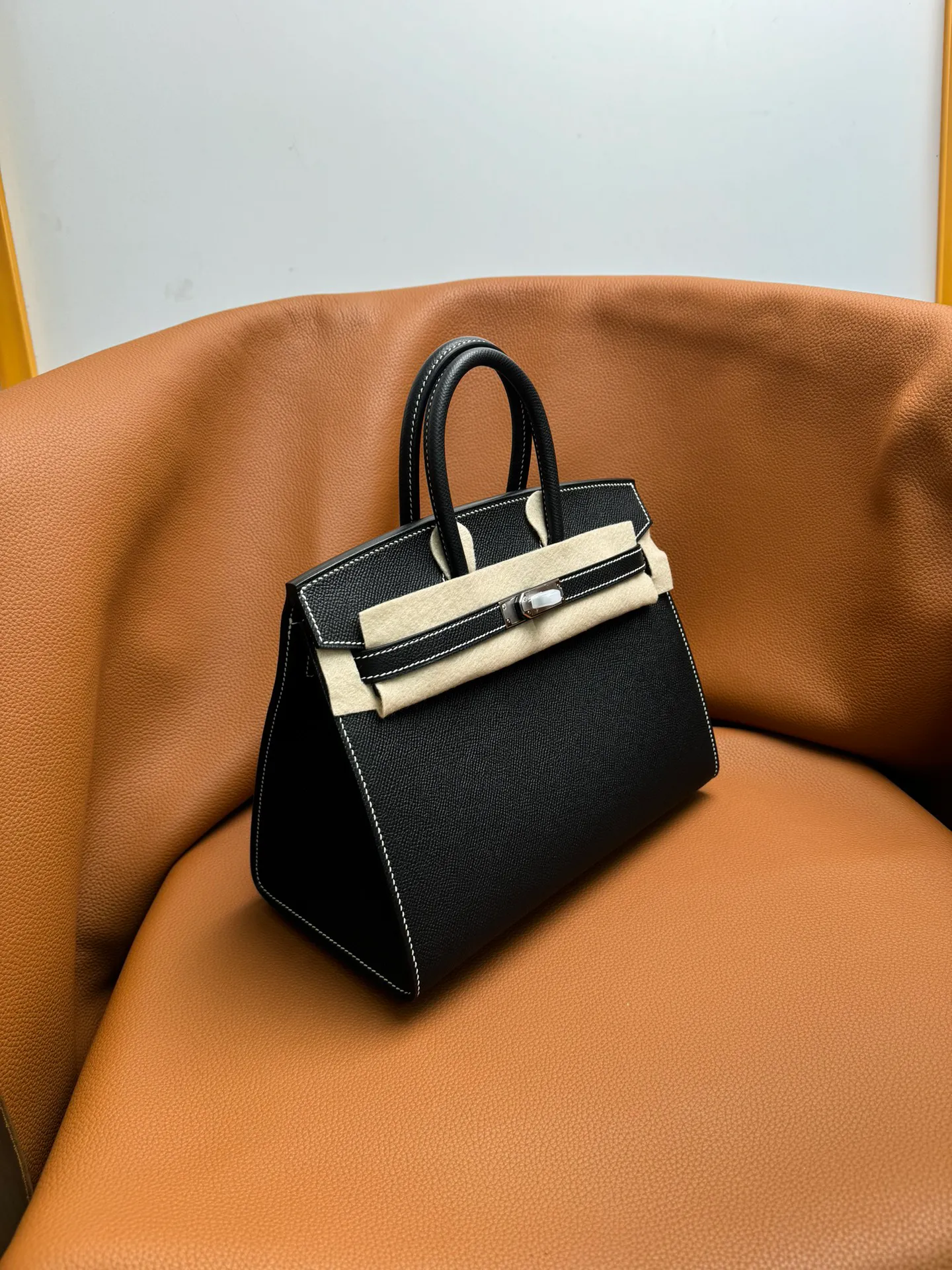 Birkin 25/30/35 Bag Noir (True Black) Epsom Leather