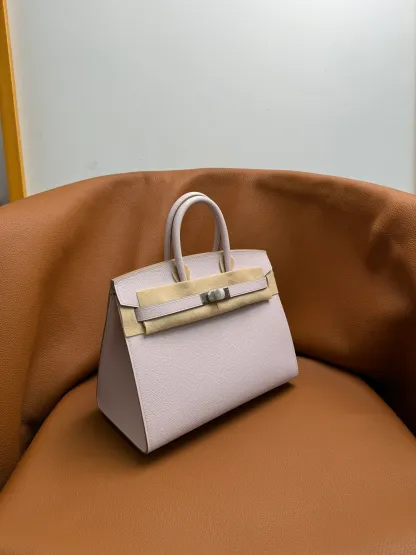Birkin 25/30/35 Bag Guimauve (Dreamy Pink‑Lilac) Epsom Leather