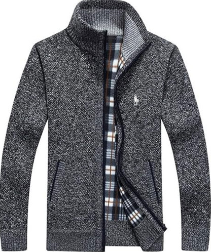 Men's Shawl Collar Cardigans Slim Fit Button Cable Knit Black Sweater Pockets