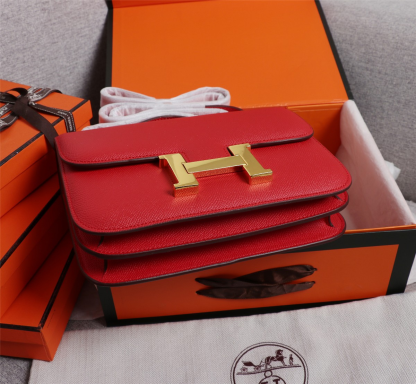 Constance 19/23 bag Red Epsom Leather