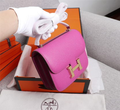Constance 19/23 bag Purple Epsom Leather