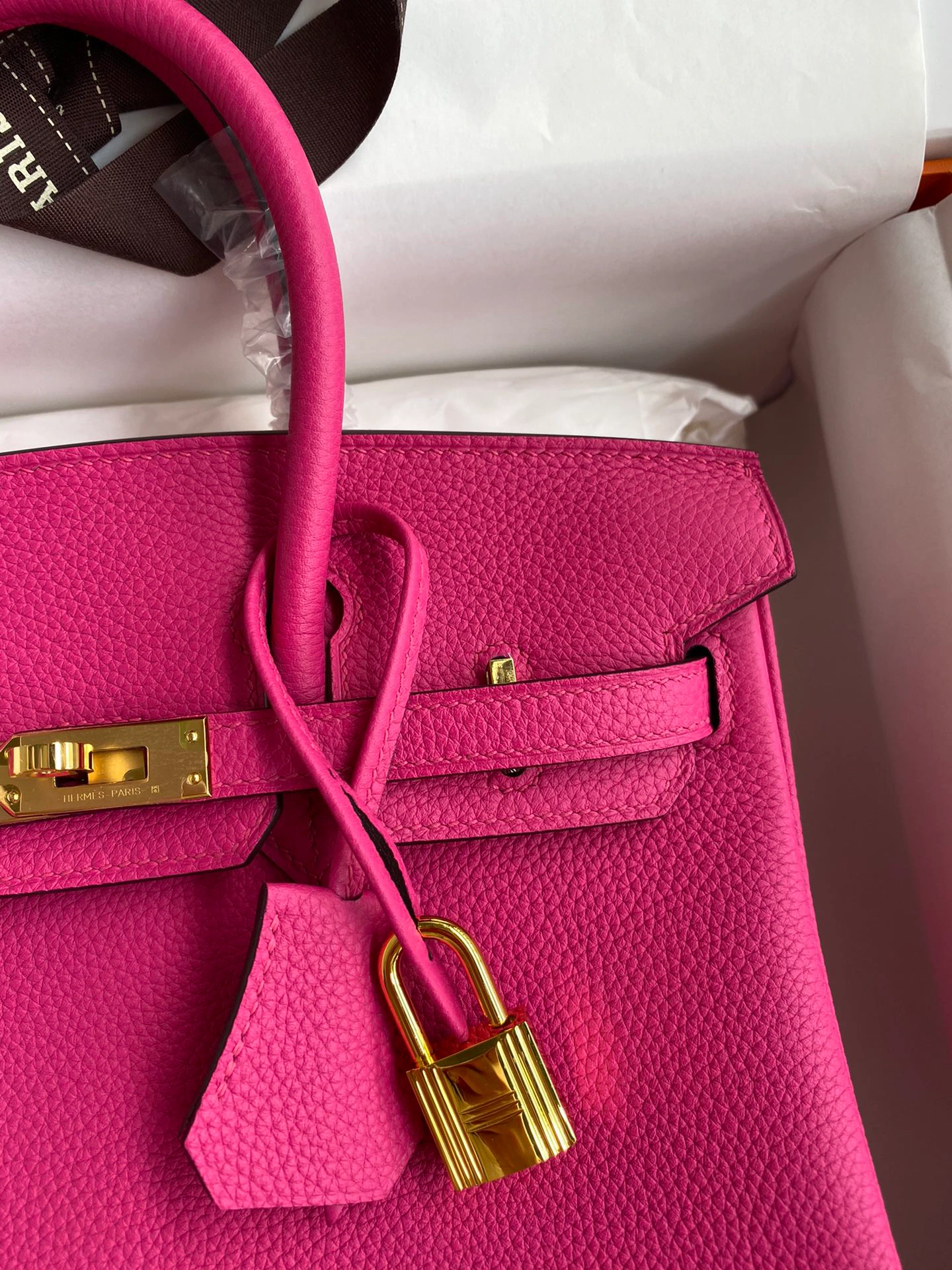 Birkin 25/30/35 Bag Rose Tyrien Togo Leather