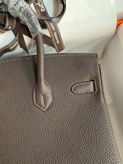 Birkin 25/30/35 Bag Ébène (Dark Coffee Brown) Leather