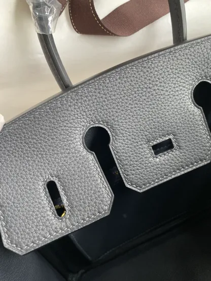 Birkin 25/30/35 Bag Graphite (Iron Grey) Togo Leather