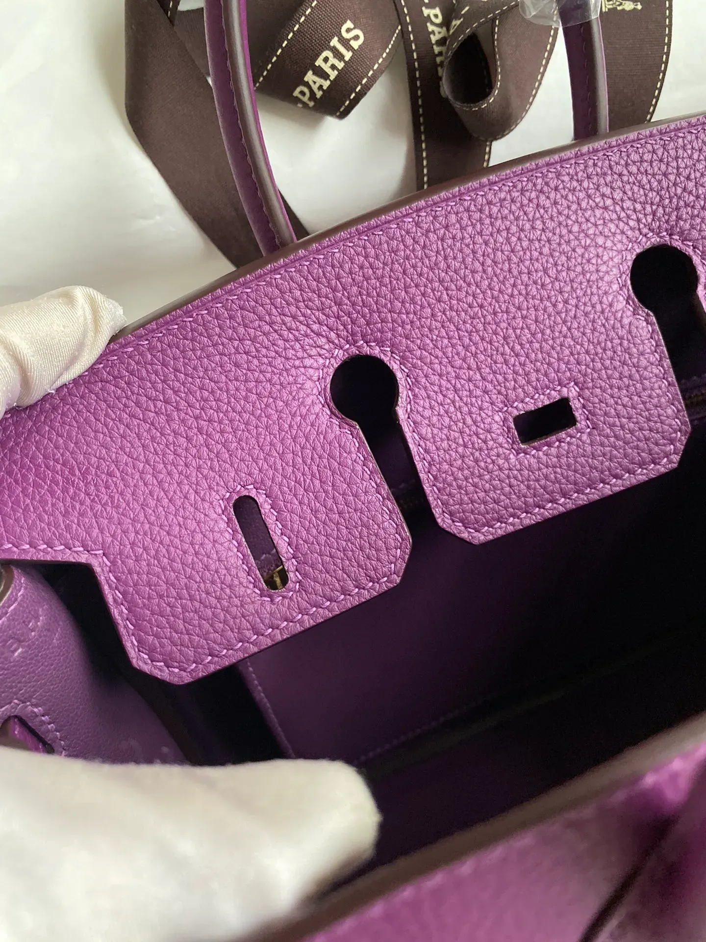 [Copy]Birkin 25/30/35 Bag Anemone (Sea Anemone Purple) Togo Leather