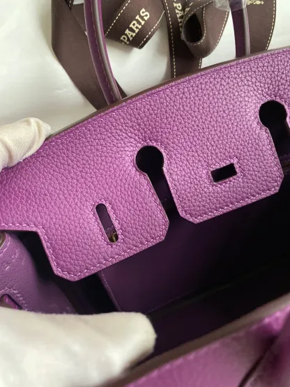 [Copy]Birkin 25/30/35 Bag Anemone (Sea Anemone Purple) Togo Leather