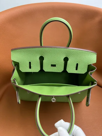 Birkin 25/30/35 Bag Vert Criquet (Avocado Green) Togo Leather