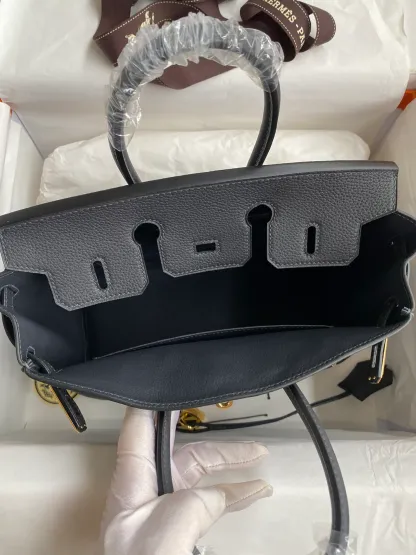 Birkin 25/30/35 Bag Graphite (Iron Grey) Togo Leather