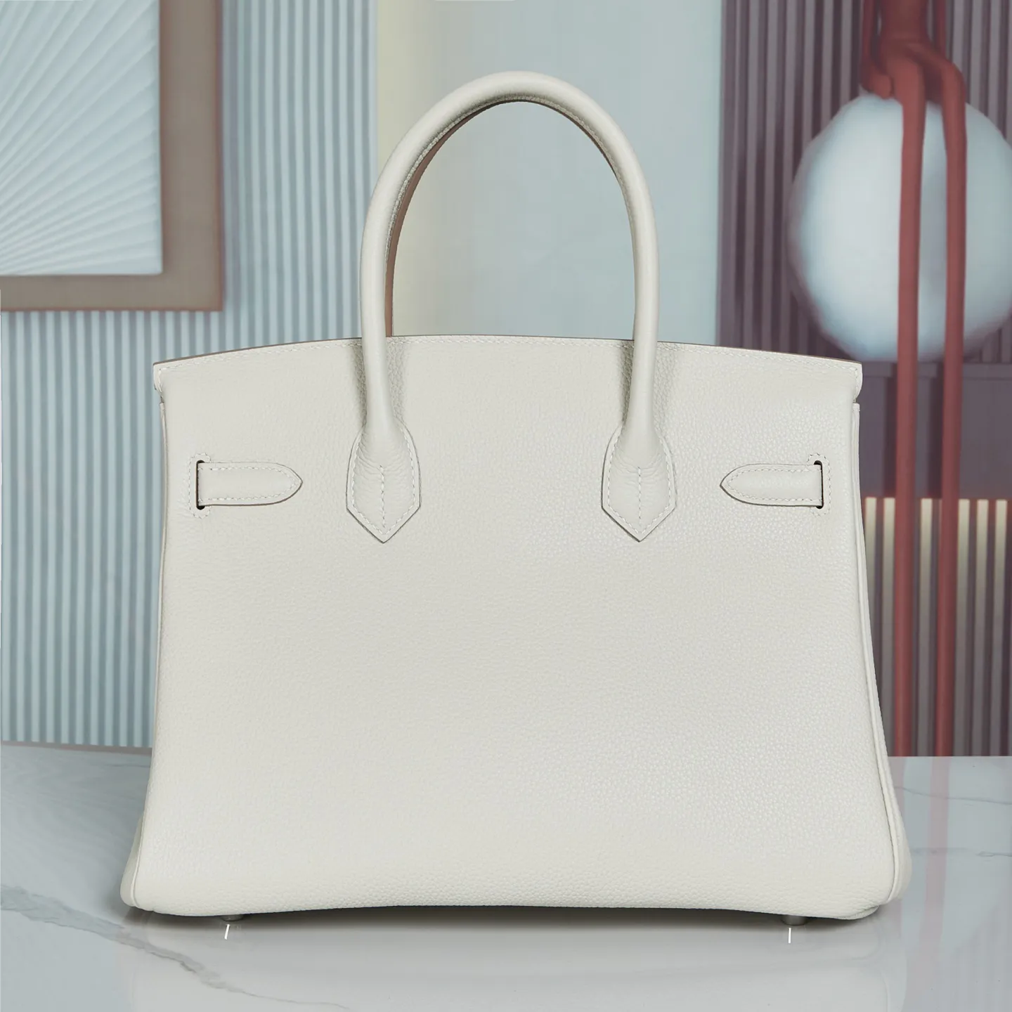 Birkin 25/30/35/40 Bag Nata (Cream White) Togo Leather