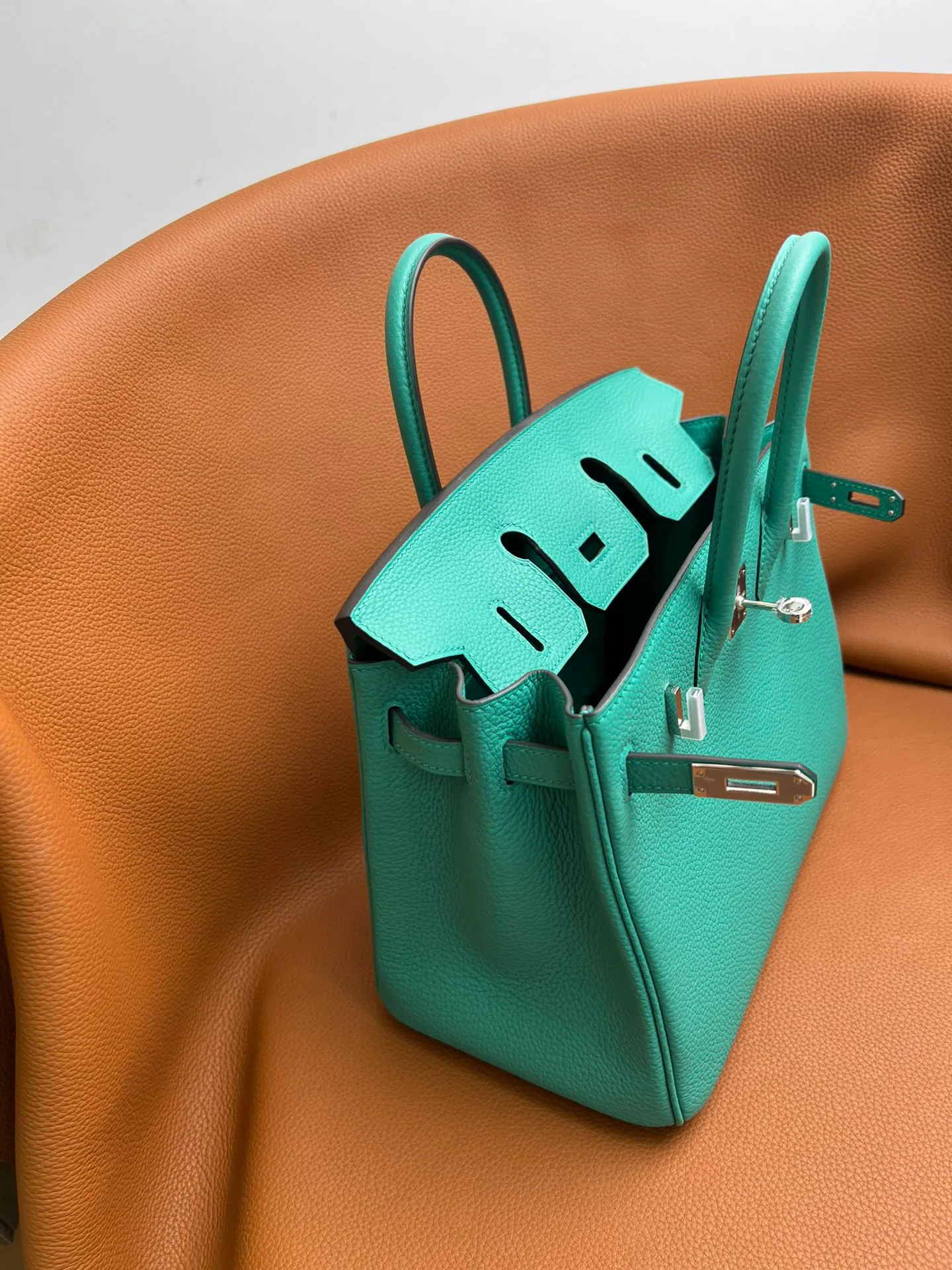 Birkin 25/30/35 Bag Vert Verone (Verona Green) Togo Leather