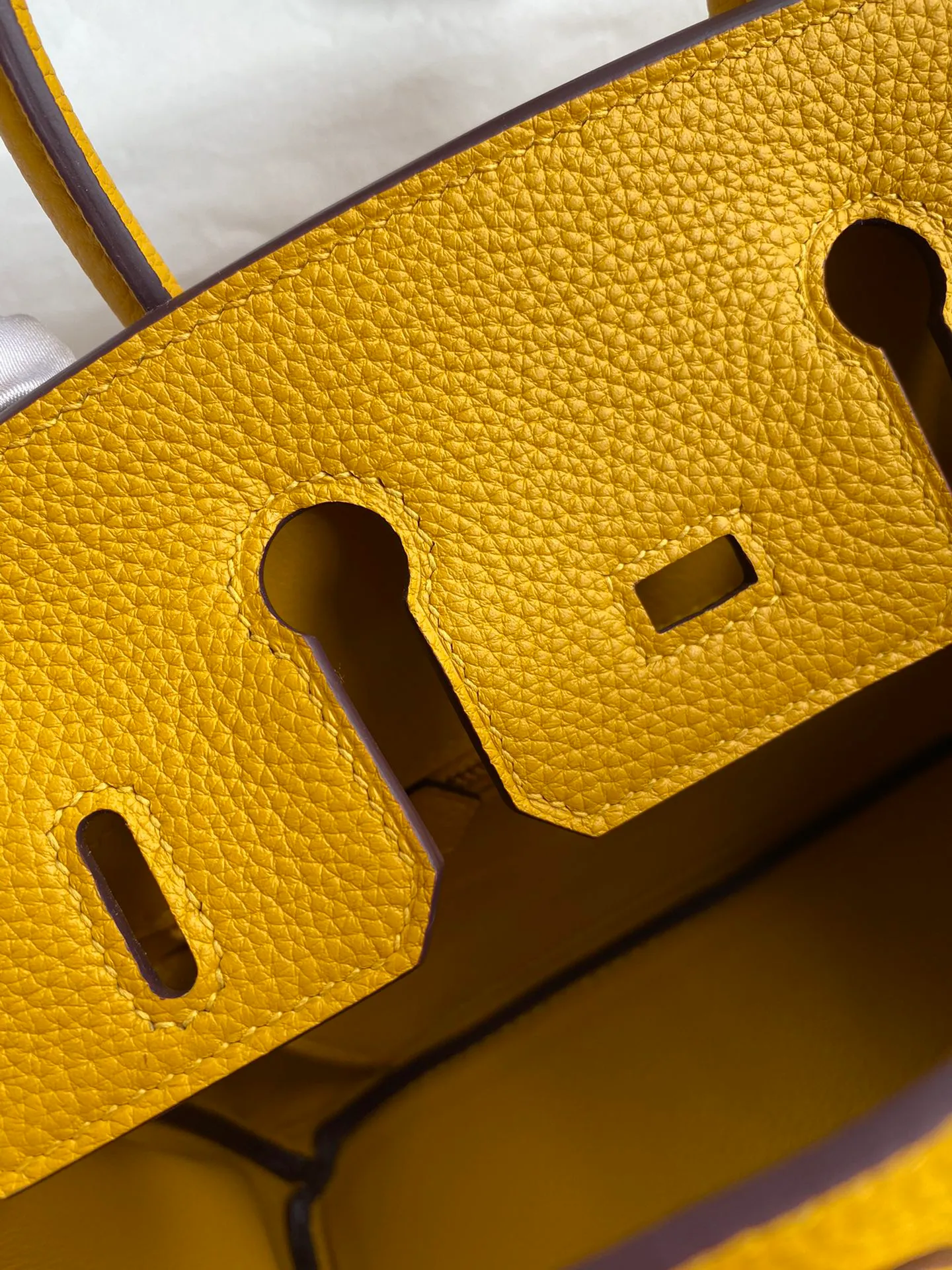 Birkin 25/30/35 Bag Jaune Ambre (Amber Yellow) Leather