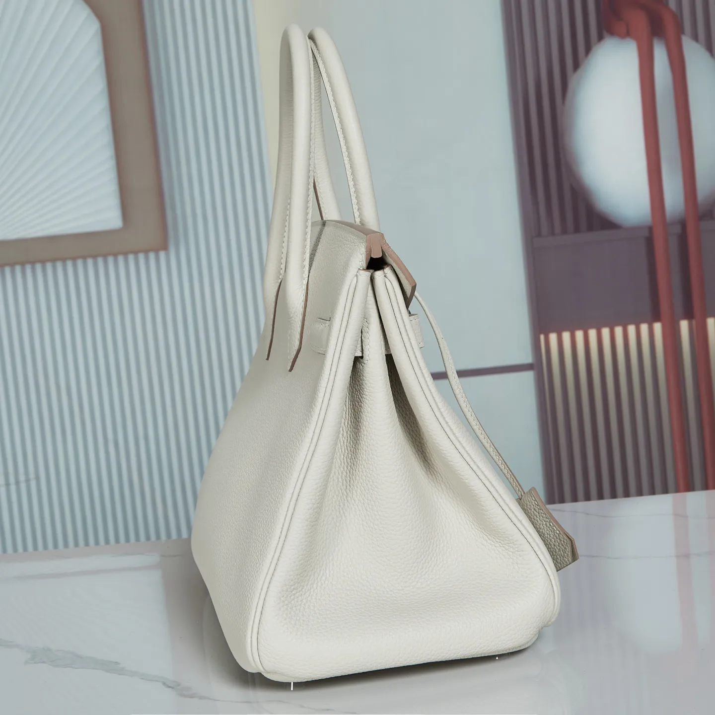 Birkin 25/30/35/40 Bag Nata (Cream White) Togo Leather