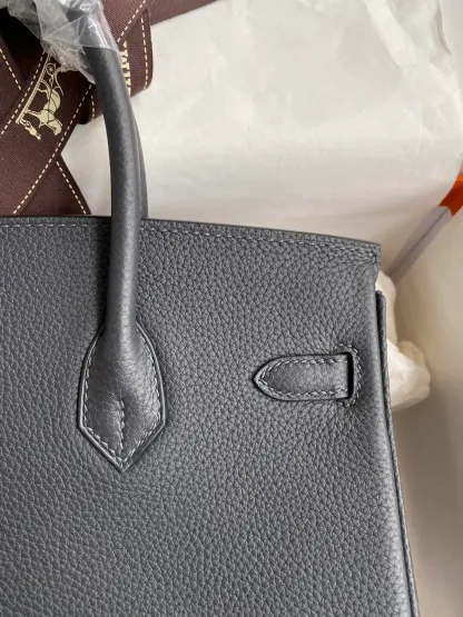 Birkin 25/30/35 Bag Graphite (Iron Grey) Togo Leather