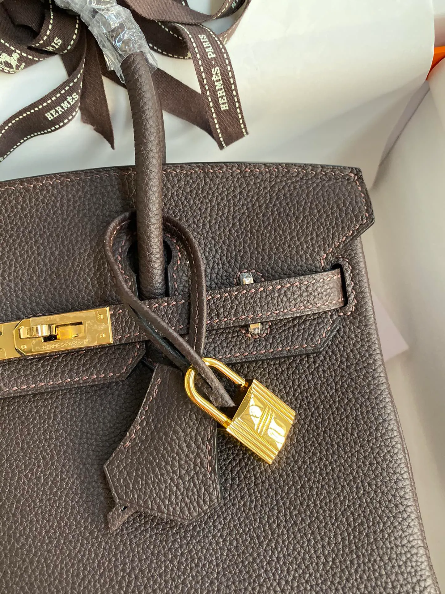 Birkin 25/30/35 Bag Ébène (Dark Coffee Brown) Leather