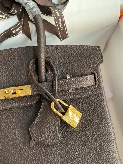 Birkin 25/30/35 Bag Ébène (Dark Coffee Brown) Leather