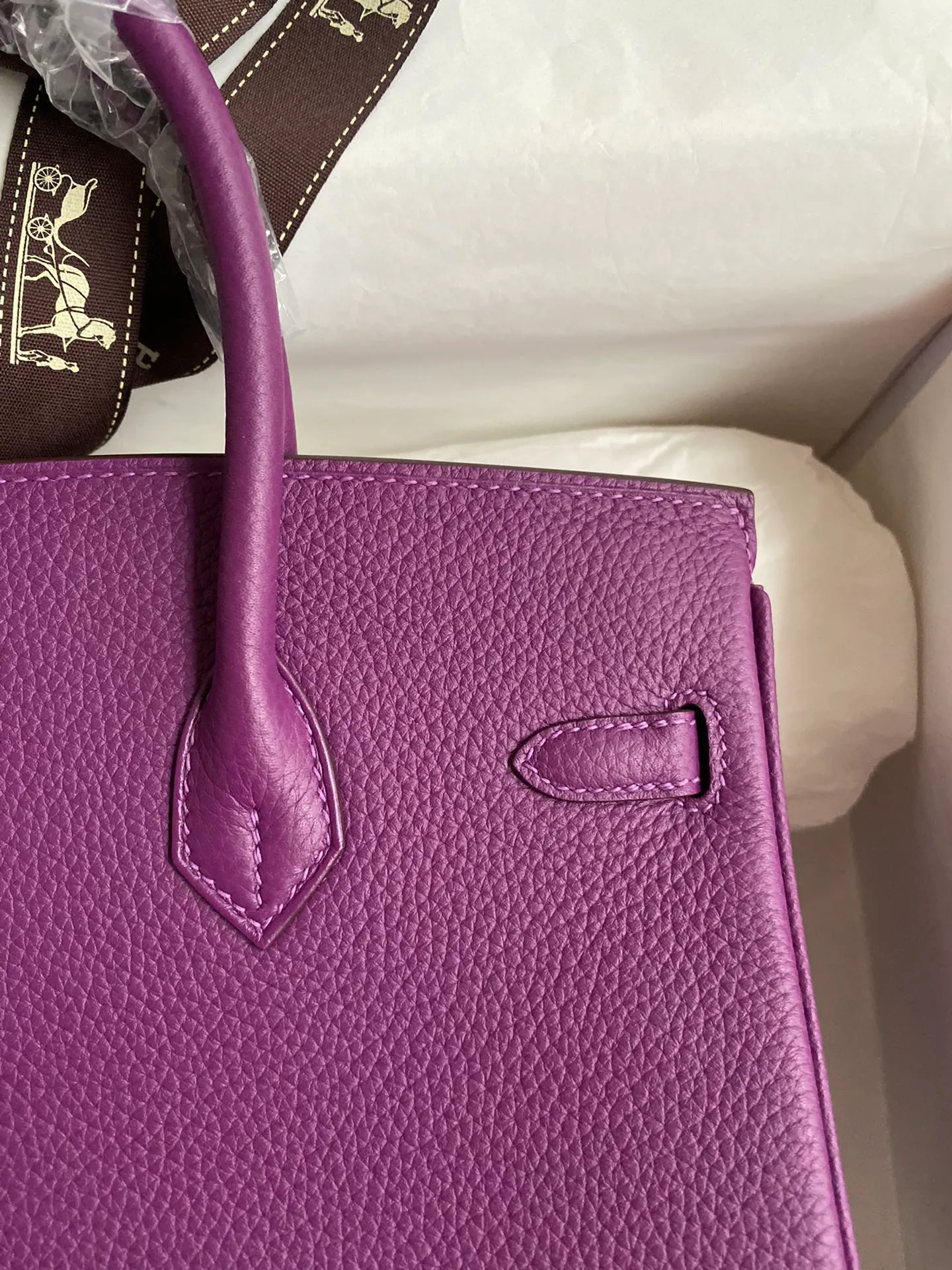 [Copy]Birkin 25/30/35 Bag Anemone (Sea Anemone Purple) Togo Leather