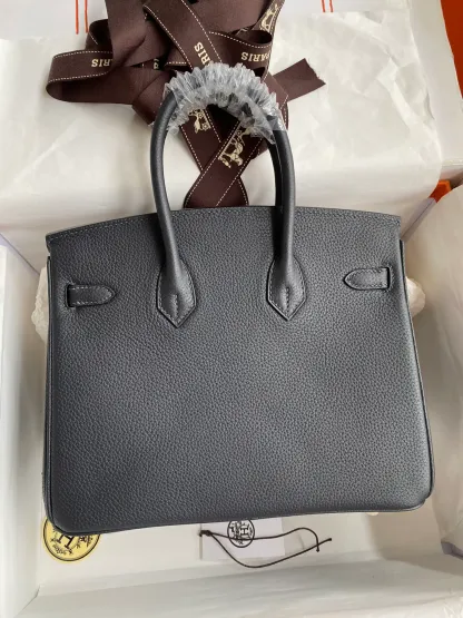 Birkin 25/30/35 Bag Graphite (Iron Grey) Togo Leather