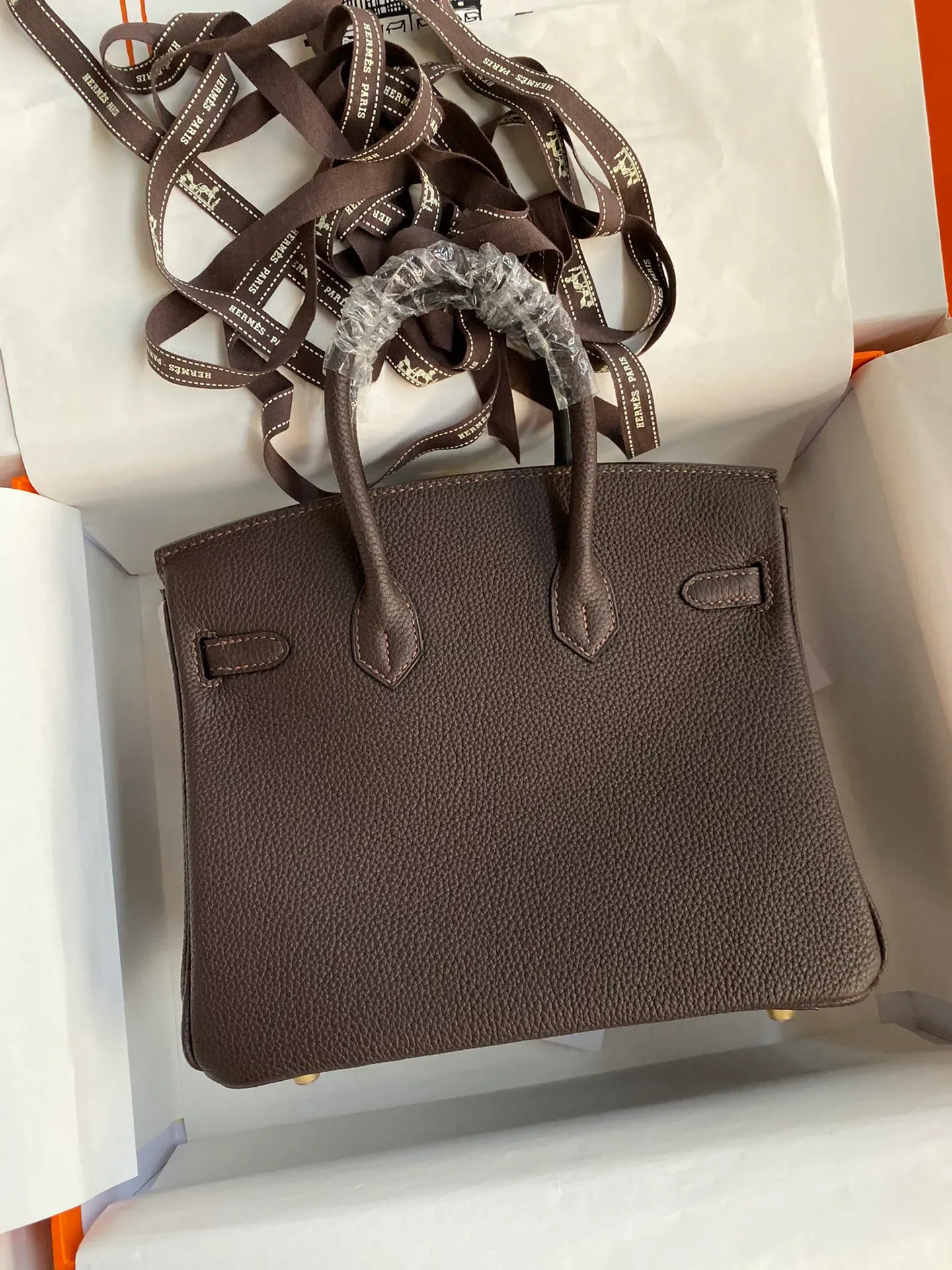Birkin 25/30/35 Bag Ébène (Dark Coffee Brown) Leather