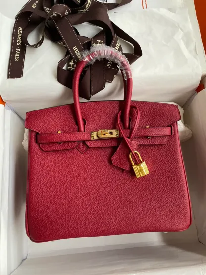 Birkin 25/30/35 Bag Rouge Grenat (Garnet Red) Leather
