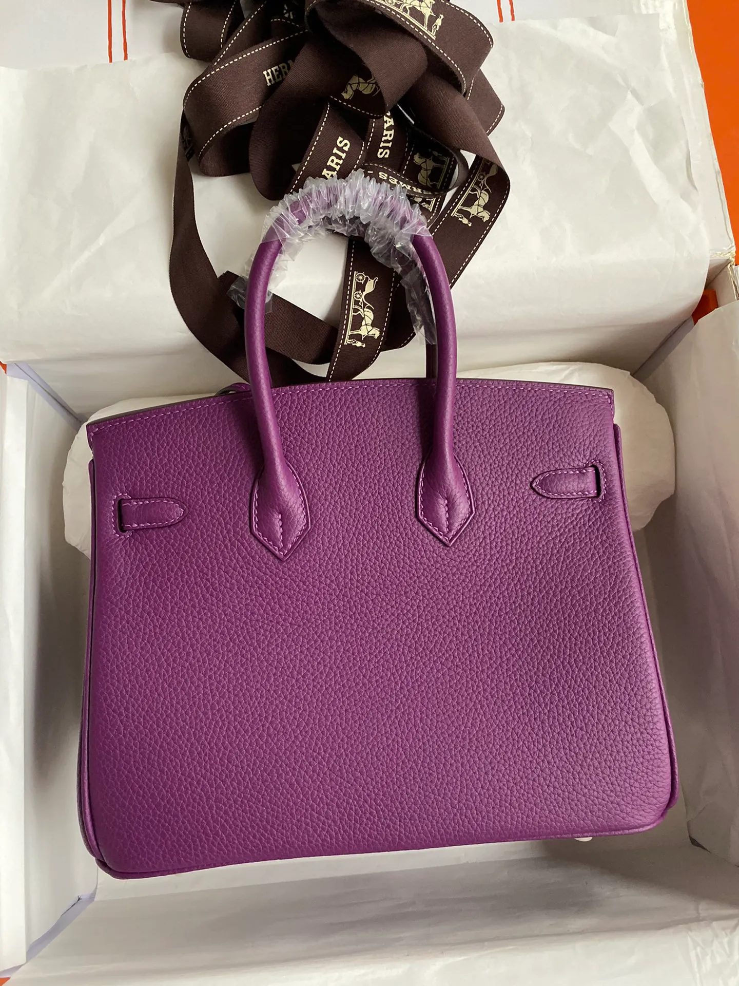 [Copy]Birkin 25/30/35 Bag Anemone (Sea Anemone Purple) Togo Leather