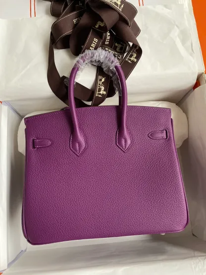 [Copy]Birkin 25/30/35 Bag Anemone (Sea Anemone Purple) Togo Leather