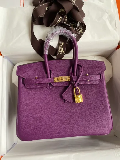 [Copy]Birkin 25/30/35 Bag Anemone (Sea Anemone Purple) Togo Leather