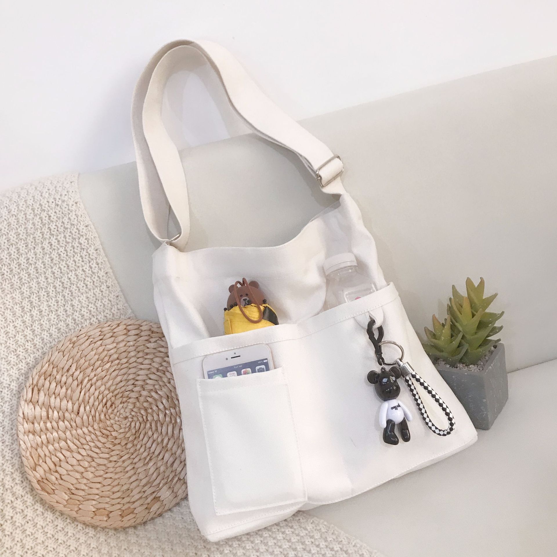 New large-capacity canvas bag 519773