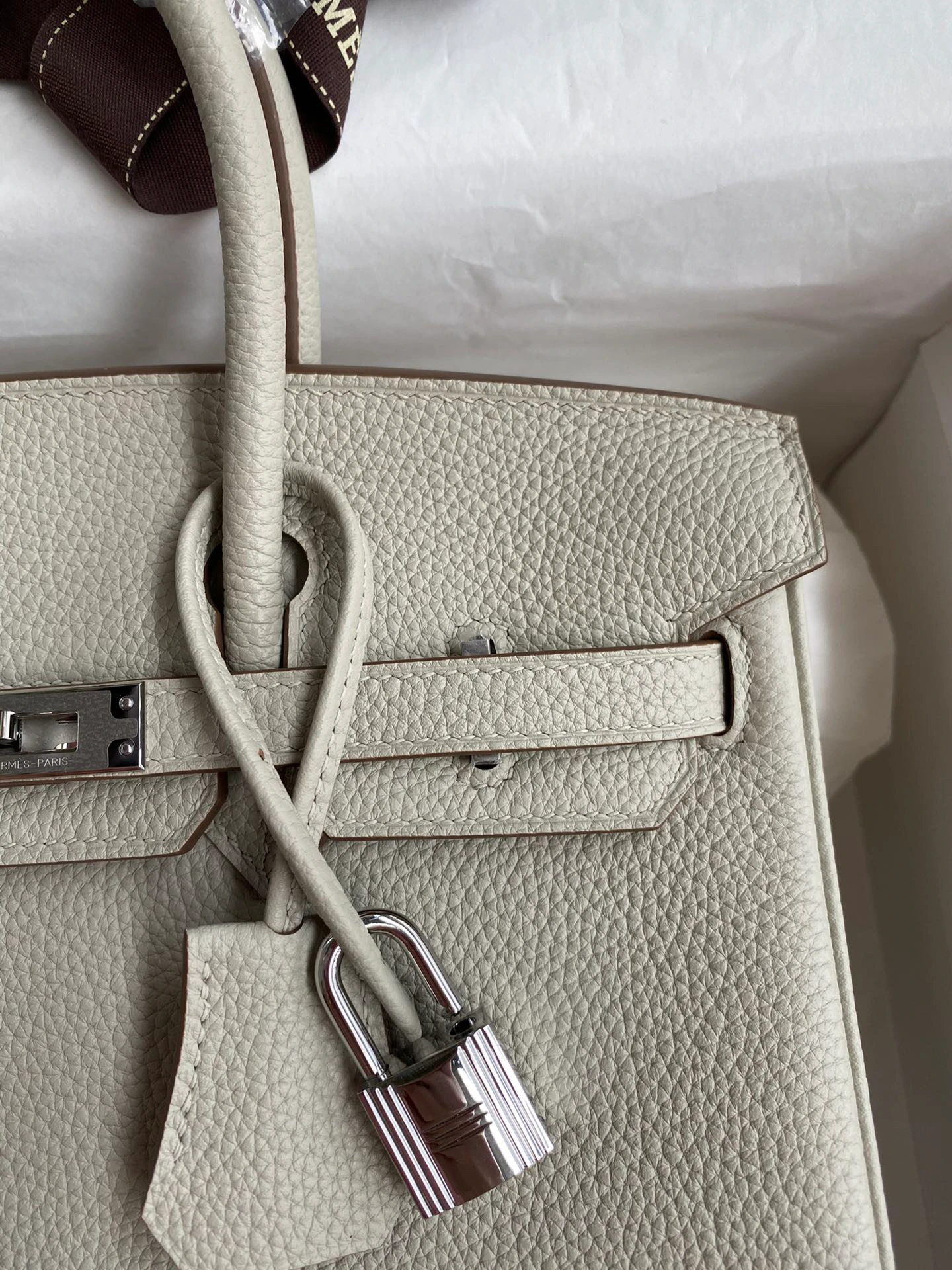 Birkin 25/30/35 Bag Gris Perle (Pearl Grey) Togo Leather